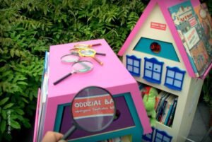 zdjęcie Bajkowozu, lupą powiększona nazwa Odział Bajka