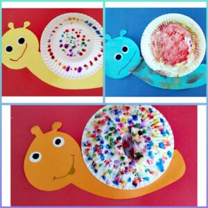 prace plastyczne ślimaki 