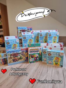 dary rzeczowe (gry) dla szkoły szpitalnej od Prekursor Artystyczny